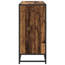 vidaXL Széf Antik Fa 134 x 35 x 76 cm Szerelt Fa