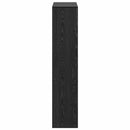 vidaXL Könyvespolc Fekete tölgy 100 x 33 x 156,5 cm Faanyag