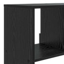 vidaXL Könyvespolc Fekete tölgy 100 x 33 x 156,5 cm Faanyag