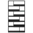 vidaXL Könyvespolc Fekete tölgy 100 x 33 x 156,5 cm Faanyag