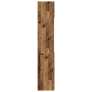 vidaXL Polcos tárolószekrény Antik Fa 70 x 42,5 x 225 cm Szerelt Fa