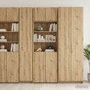 vidaXL Polcos tárolószekrény Kézműves Tölgy 70 x 42,5 x 225 cm