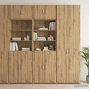 vidaXL Polcos tárolószekrény Kézműves Tölgy 70 x 42,5 x 225 cm