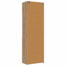 vidaXL Polcos tárolószekrény Kézműves Tölgy 70 x 42,5 x 225 cm