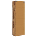 vidaXL Polcos tárolószekrény Antik Fa 70 x 42,5 x 225 cm Szerelt Fa