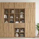 vidaXL Polcos tárolószekrény Kézműves Tölgy 70 x 42,5 x 225 cm