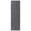 vidaXL Szőnyeg Antracitszürke 100 x 300 cm 100% poliészter 3 mm