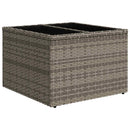 vidaXL Kanapé Szett 6 db Szürke és sötétszürke Poli rattan és acél