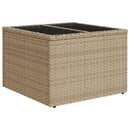vidaXL Kanapé Szett 6 db Beige és Világosszürke Poli rattan és acél