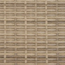 vidaXL Kanapé Szett 6 db Beige és Krémszínű Poli rattan és acél