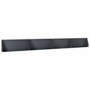 vidaXL Támfal 4 db 100 x 12 x 30 cm Acél Antracitszürke