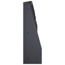vidaXL Támfal 4 db 100 x 12 x 40 cm Acél Antracitszürke