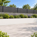 vidaXL Támfal 4 db 60 x 12 x 30 cm Acél Fehér