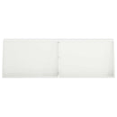 vidaXL Támfal 4 db 60 x 12 x 40 cm Acél Fehér