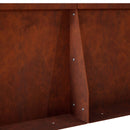vidaXL Támfal 4 db 60 x 12 x 40 cm Időjárásálló Acél Rozsdás