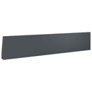 vidaXL Támfal 6 db 100 x 12 x 30 cm Acél Antracitszürke