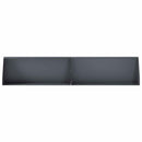 vidaXL Támfal 6 db 100 x 12 x 40 cm Acél Antracitszürke