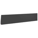 vidaXL Támfal 6 db 100 x 12 x 50 cm Acél Fekete