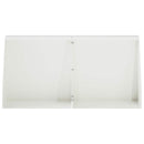 vidaXL Támfal 6 db 40 x 12 x 30 cm Acél Fehér
