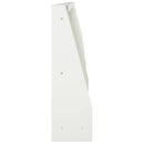 vidaXL Támfal 6 db 40 x 12 x 30 cm Acél Fehér
