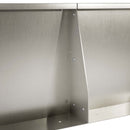 vidaXL Támfal 6 db 40 x 12 x 30 cm Rozsdamentes Acél Ezüst