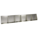 vidaXL Támfal 6 db 40 x 12 x 40 cm Rozsdamentes Acél Ezüst