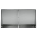 vidaXL Támfal 6 db 40 x 12 x 40 cm Horganyzott Acél Ezüst