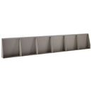 vidaXL Támfal 6 db 40 x 12 x 40 cm Időjárásálló Acél Rozsdás