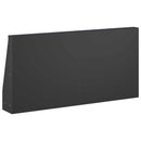 vidaXL Támfal 6 db 40 x 12 x 50 cm Acél Fekete