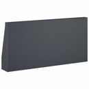 vidaXL Támfal 6 db 40 x 12 x 50 cm Acél Antracitszürke