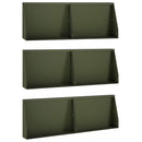 vidaXL Támfal 6 db 60 x 12 x 40 cm Acél Olajzöld