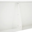 vidaXL Támfal 6 db 60 x 12 x 50 cm Acél Fehér