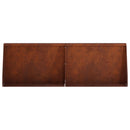 vidaXL Támfal 6 db 60 x 12 x 50 cm Időjárásálló Acél Rozsdás