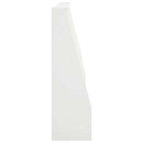 vidaXL Támfal 6 db 80 x 12 x 40 cm Acél Fehér