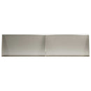 vidaXL Támfal 6 db 80 x 12 x 40 cm Rozsdamentes Acél Ezüst