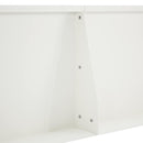 vidaXL Támfal 6 db 80 x 12 x 50 cm Acél Fehér