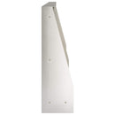 vidaXL Támfal 6 db 80 x 12 x 50 cm Rozsdamentes Acél Ezüst