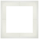 vidaXL Támfal 4 db 100 x 100 x 30 cm Acél Fehér