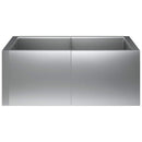 vidaXL Támfal 4 db 100 x 100 x 30 cm Horganyzott Acél Ezüst