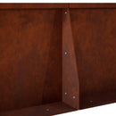 vidaXL Támfal 4 db 100 x 100 x 30 cm Időjárásálló Acél Rozsdás