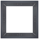 vidaXL Támfal 4 db 100 x 100 x 50 cm Acél Antracitszürke
