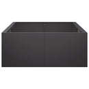vidaXL Támfal 6 db 200 x 100 x 30 cm Acél Fekete