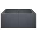vidaXL Támfal 6 db 200 x 100 x 30 cm Acél Antracitszürke