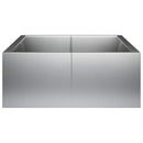vidaXL Támfal 6 db 200 x 100 x 30 cm Horganyzott Acél Ezüst
