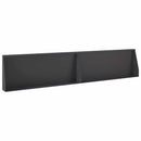 vidaXL Támfal 6 db 200 x 100 x 40 cm Acél Fekete