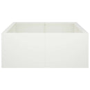 vidaXL Támfal 6 db 200 x 100 x 40 cm Acél Fehér