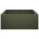vidaXL Támfal 6 db 200 x 100 x 40 cm Acél Olajzöld