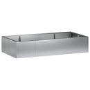 vidaXL Támfal 6 db 200 x 100 x 40 cm Horganyzott Acél Ezüst