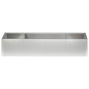 vidaXL Támfal 6 db 200 x 100 x 50 cm Rozsdamentes Acél Ezüst