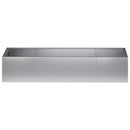vidaXL Támfal 6 db 200 x 100 x 50 cm Horganyzott Acél Ezüst